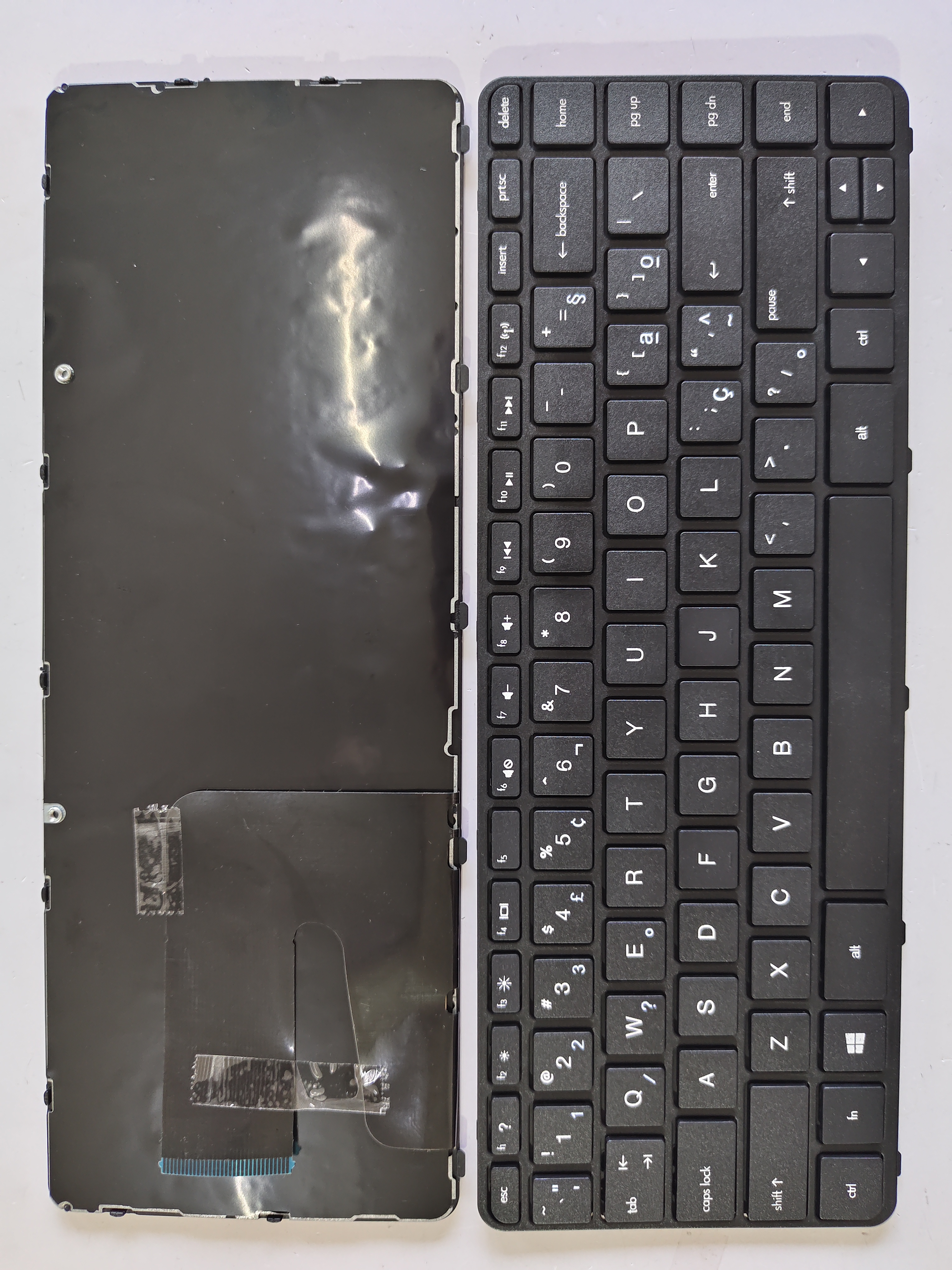Picture of New Replacement Laptop Keyboard For HP 14-N small carriage return BLACK FRAME BLACK (OEM) BR Layout